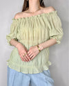 Leni Blouse Mint Green