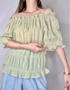 Leni Blouse Mint Green