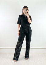 Leonie Lace Pants Black