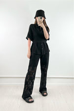 Leonie Lace Pants Black