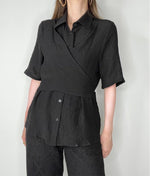 Lina Layered Shirt Black