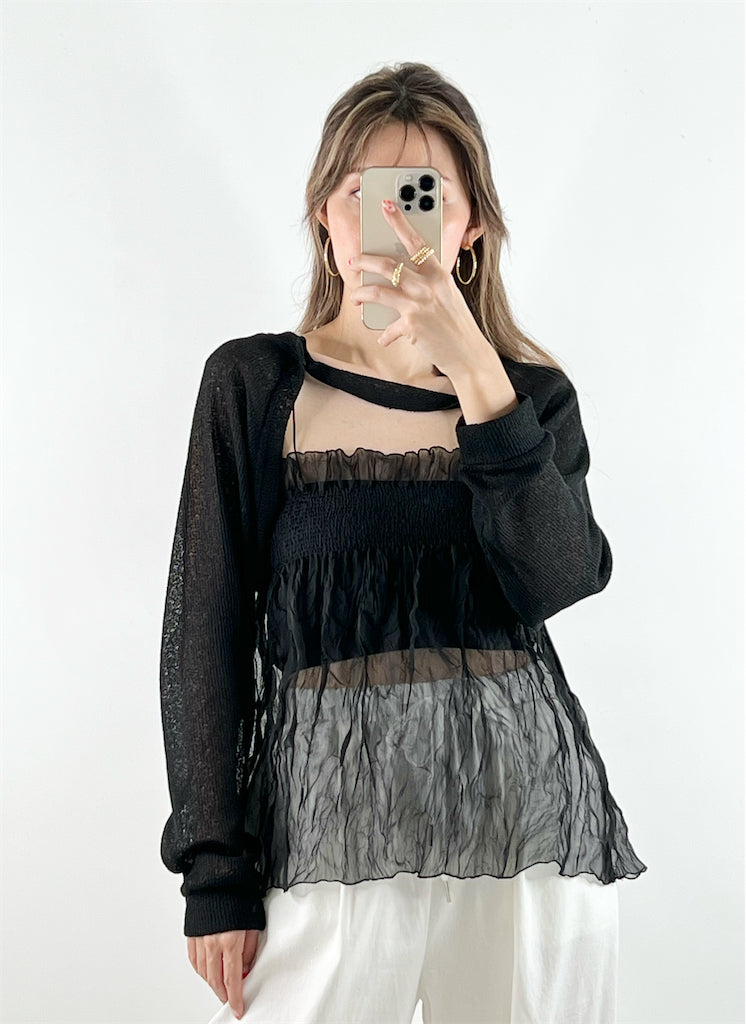 Zinnia Top Black