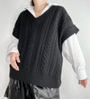 Zoey Knitted Vest Black