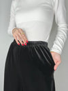 Moritz Velvet Pants Black