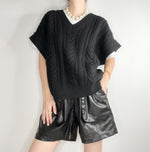 Zoey Knitted Vest Black