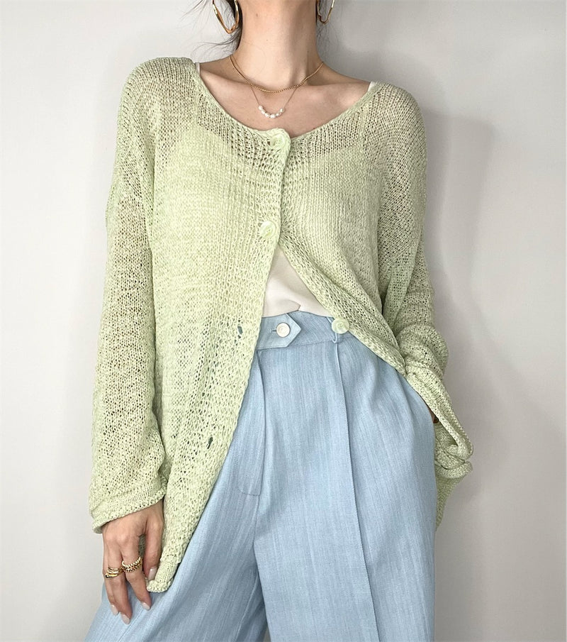 Ivara Cardigan Mint Green