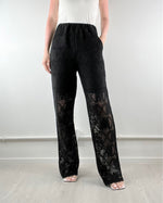 Leonie Lace Pants Black