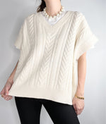 Zoey Knitted Vest Ivory