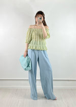 Leni Blouse Mint Green