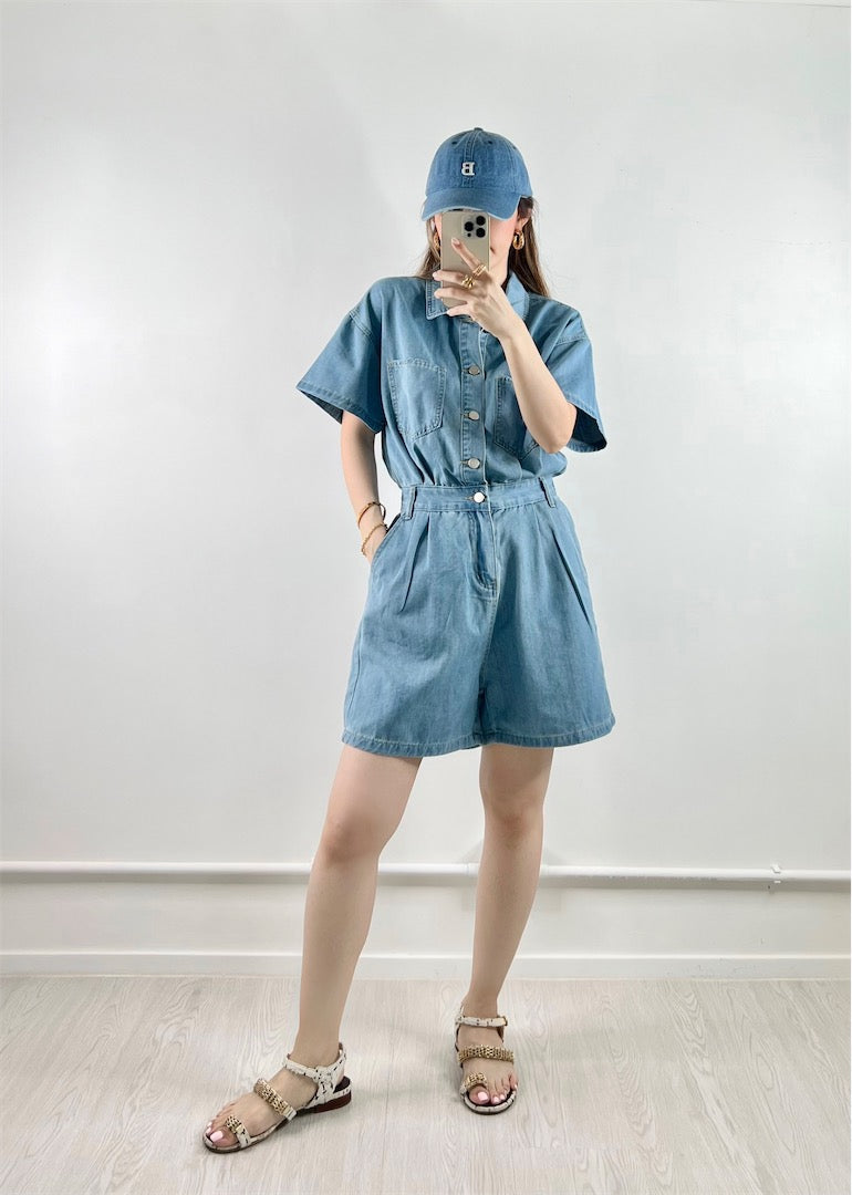 Carla Denim Jumpsuit