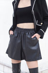 Luella Faux Leather Shorts