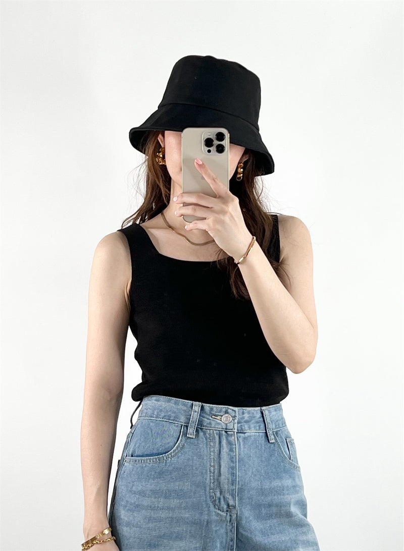 Justyne Bucket Hat Black