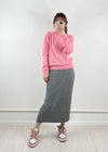 Janelle Knit Skirt Gray