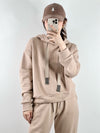 Karla Hooded Sweatshirt Beige