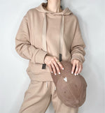 Karla Hooded Sweatshirt Beige