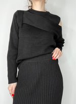 Janelle Knit Skirt Black