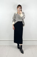 Janelle Knit Skirt Black