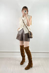 Rylee Knitted Vest Ivory