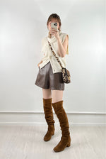 Rylee Knitted Vest Ivory