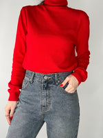 Alayna Turtleneck Red