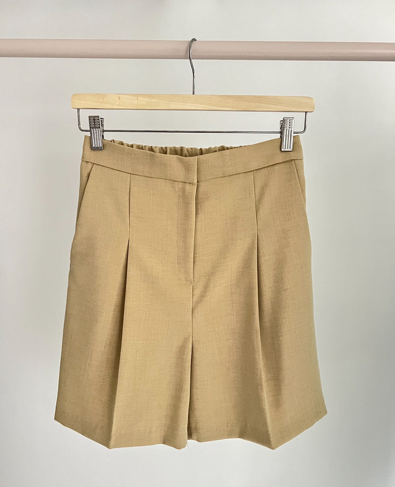 Ariana Tailored Shorts Khaki