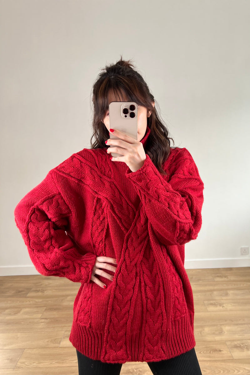 Ayla Red Jumper