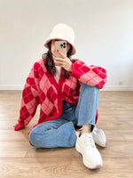 Alexa Checkered Cardigan