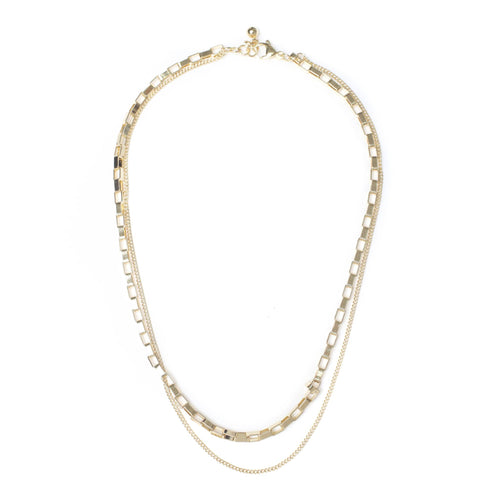 Double Layered Chain Necklace