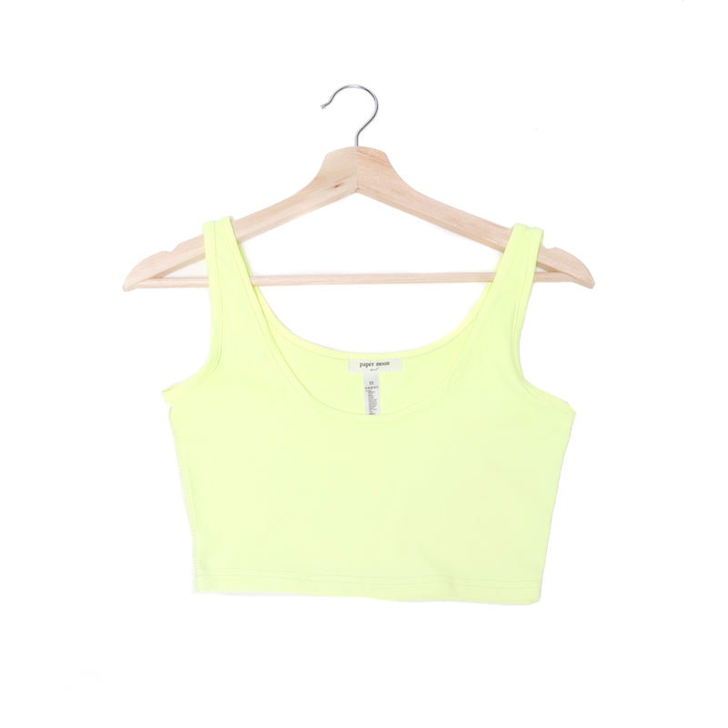 Neon Yellow Bra Top