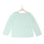 Green Stripe Long Sleeve Tee